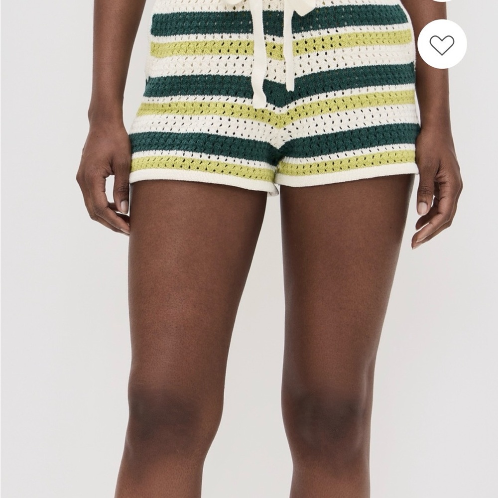 Aligne Faro Crochet Knitted Shorts NWT size M $130 - Picture 2 of 8
